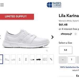 NWOT Shoes For Crews Lila Karina Non Slip Nursing,Food Services shoes Women’s 9